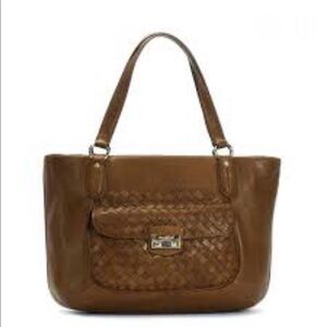 Cole Haan woven tote bag purse